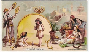 1893 Arbuckle's Bros. Coffee Advertising Trade Card No 47 Ancient Judea - Picture 1 of 2