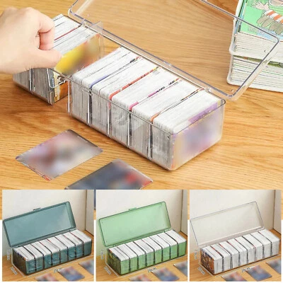 700 Trading Card Storage Box with Dividers Baseball Card Holder for Sports Cards - Image 1 of 4
