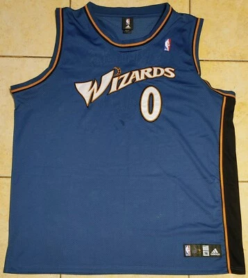 Camiseta Adidas NBA Washington Wizards Gilbert Arenas #0 tamanho 56 - Imagem 1 de 4
