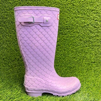 Hunter Classic Sea Dragon Womens Size 5 Purple Outdoor Waterproof Rain Boots - Image 1 of 4