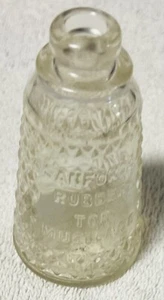 "Botella de mucílago con tapa de goma Sanfords vintage de 3 1/2""" - Imagen 1 de 3