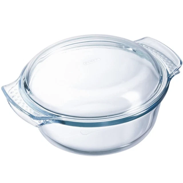 40682 PYREX Glasbräter Backform Auflaufform mit Deckel 5 L