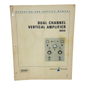 HP 1801A BEDIENUNGS- & SERVICEANLEITUNG - Bild 1 von 7