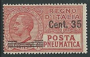 1927 REGNO POSTA PNEUMATICA SOPRASTAMPATO 35 SU 40 CENT MNH ** - M2-2 - Picture 1 of 1