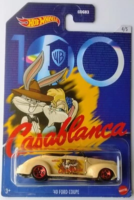 Ford Hot Wheels Warner Brothers 1940 2022 cupé 100 años de WB Casablanca Foto 1 de 2