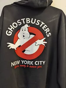 Ghostbusters No Ghost Logo Military Zip Up Hoodie Ripple Junction Great Spooky - Bild 1 von 4