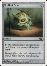 Skull of Orm 8th Edition NM Artifact Rare MAGIC THE GATHERING CARD ABUGames