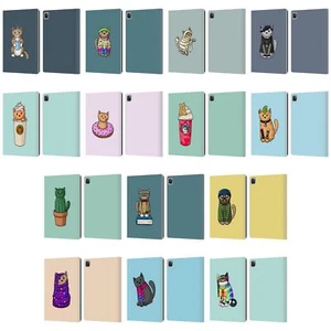 OFFICIAL BETH WILSON DOODLECATS LEATHER BOOK WALLET CASE COVER FOR APPLE iPAD - Picture 1 of 20