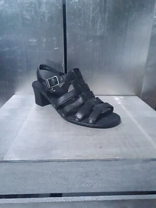 Neue JENNY by ARA Sandaletten Gr 38,5 (5,5) Weite G schwarz Sandalen Leder #1606 - Bild 1 von 13