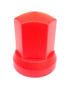 60x Rot Radmutterkappen Ø32 mm Radmutterabdeckung Radmutterschutz Kappe LKW      - Bild 1 von 6