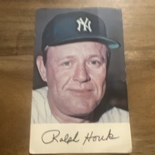 1971 New York Yankees Clinic Day Postcard Dexter Press Ralph Houk