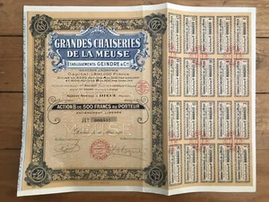 GRANDES CHAISERIES DE LA MEUSE - Ets GEINTRE (DIEUE 55) (F1) - Bild 1 von 1