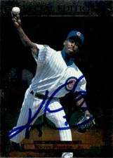 Signed 1995 Upper Deck Kevin Foster Chicago Cubs Card #121 - w/COA 