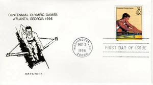 CENTENNIAL OLYMPIC GAMES, ROWING, FDC WASHINGTON DC 1996 FDC10516 - Picture 1 of 1