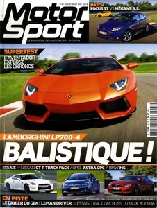 MOTOR SPORT F n°47 LAMBORGHINI LP700-4 BMW M6 NISSAN GT-R ASTRA OPC MEGANE RS - Imagen 1 de 1