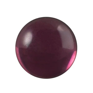 20mm Translucent Amethyst Foiled Glass Round Cabochons (1) cab2009D - Picture 1 of 2