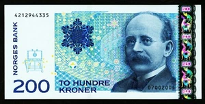NORWEGEN. 200 Kroner 2004. 50c. UNC. - Bild 1 von 2
