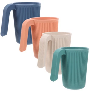 4 Pcs Cups Drinking Cup Reusable Plastic Cups Kids Cups Toddler Cups Water Milk - Picture 1 of 12