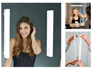 LED Make-up Licht kabellos tragbar Befestigung am Spiegel Kosmetik Social Media Selfies - Bild 1 von 12
