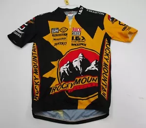 LOUIS GARNEAU sportliches Radsportshirt Damen Größe S durchgehender Reißverschluss schwarz/gelb - Bild 1 von 6
