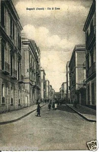 cp 053 1925 - BAGNOLI (Napoli)Via di Enea - viaggiata - FP - Imagen 1 de 1