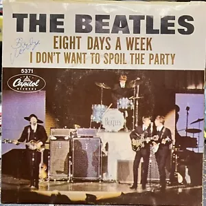 The Beatles-Eight Days A Week Vinyl 7” Single-#5371-Los Angeles Pressing - Foto 1 di 5
