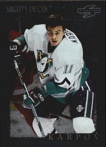 1995-96 (DUCKS) Score Black Ice #170 Valeri Karpov