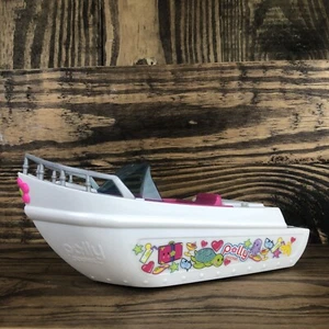 2009 Mattel Polly Pocket Speed Boat 8" White - Picture 1 of 14