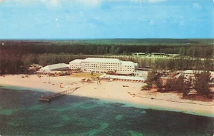 Emerald Beach Hotel, Nassau Bahamas, gestempelt 1957 Chrome PC - Bild 1 von 2