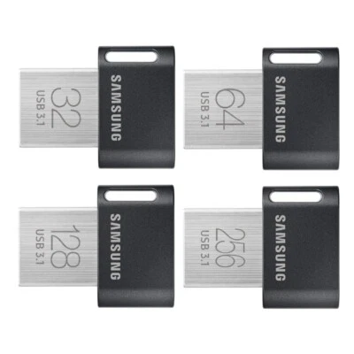 Samsung 32GB mini 64GB USB 3.1 Flash Drive 128GB FIT Plus Storage 256GB MUF lot - Image 1 of 4