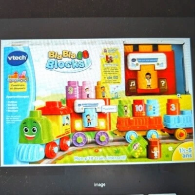 BlaBla Blocks Interactive Train Set - Multicolor - Image 1 of 4