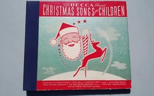 Various Artists 78rpm Set Decca Records #161 Christmas Songs For Children - Picture 1 of 7