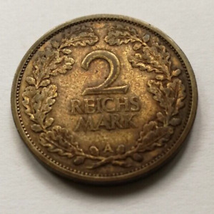 Rzesza Niemiecka 2 marki srebro 1925 A