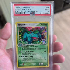 Pokemon TCG Venusaur Crystal Guardians 28/100 Theme Deck Holo PSA 9 Mint - Picture 1 of 3