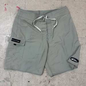 Quiksilver Vtg 90s Swim Trunks Board Shorts 9” Inseam Cargo Surf Beach 32 34 - Picture 1 of 14