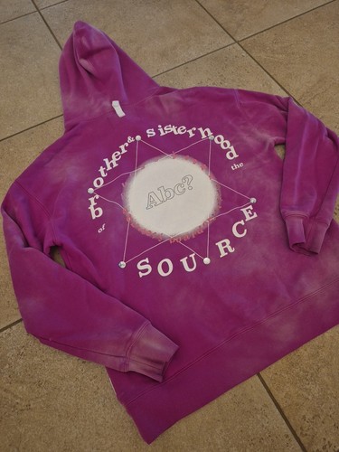 STONE ISLAND Felpa con cappuccio Guess Jeans Advisory Board Crystal rosa piccola oversize