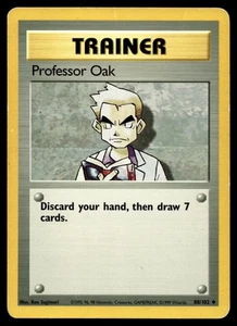 Professor Oak 088/102 Pokemon Base Set Unlimited Non Holo (MP) - Picture 1 of 2