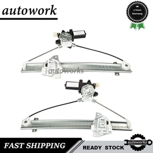 2PCS Left+Right Rear Power Window Regulator Motor for Mitsubishi Montero 1992-00 - Picture 1 of 20