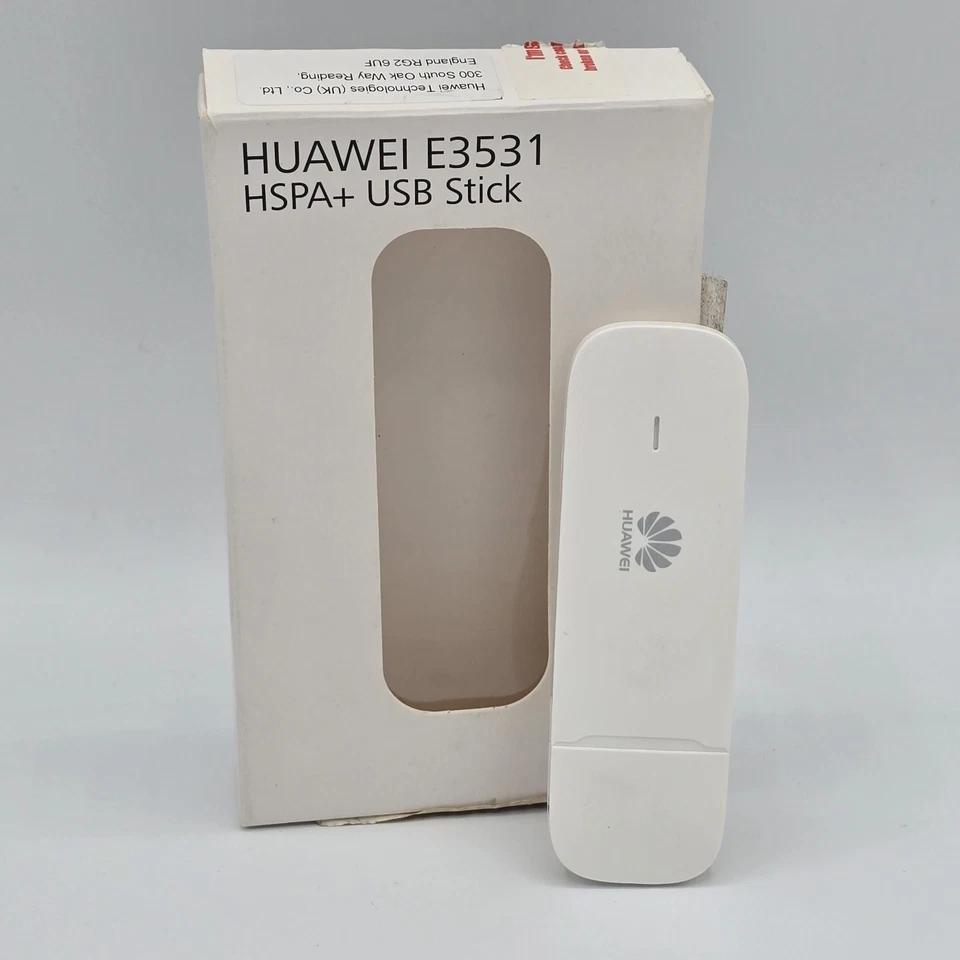 Huawei E3531 3G HSPA+ USB Dongle EE Modem Bloccato Data Stick Boxato con Scheda SIM - Immagine 1 di 4