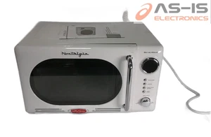 *TAL CUAL* Horno Microondas Retro Nostalgia 0.7 Pies 700W Blanco NRMO7WH6A Compacto - Imagen 1 de 10