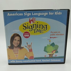 SIGNING TIME! Series One 13 DVD Set American Sign Language Rachel Coleman EUC - Picture 1 of 16