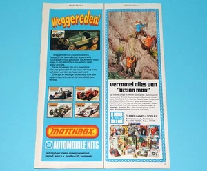 ACTION MAN GI JOE MAGAZINE ADVERT 1976 KUIFJE CLIPPER HOLLAND - Foto 1 di 1
