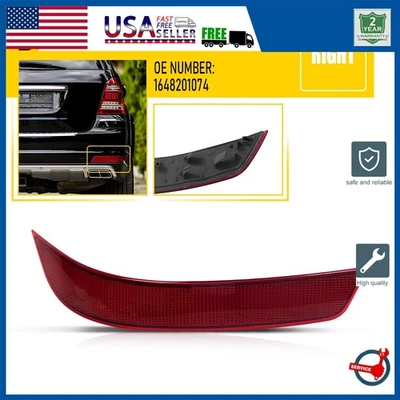 Rear Right Bumper Reflector Fit 2010-2012 Mercedes Benz GL550 GL450 GL350 X164 - Imagem 1 de 4