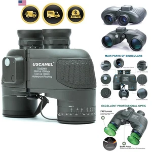 Marine Binoculars 10x50 Waterproof with Rangefinder Compass for Sailing Boat - Picture 1 of 9
