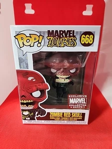Marvel Collectors Corps Zombie Red Skull Funko Pop Exclusive 668 - Bild 1 von 6