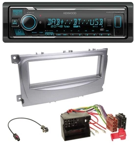 Kenwood Bluetooth MP3 DAB USB Autoradio für Ford S-Max Mondeo 07-14 silber - Bild 1 von 8