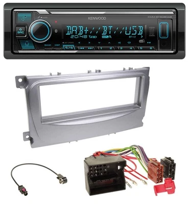Kenwood Bluetooth MP3 DAB USB Autoradio für Ford S-Max Mondeo 07-14 silber - Bild 1 von 4