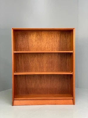 Vintage Teak Bookcase Gibbs Furniture Retro 1970s Adjustable EB10147 MWOO - Image 1 of 4