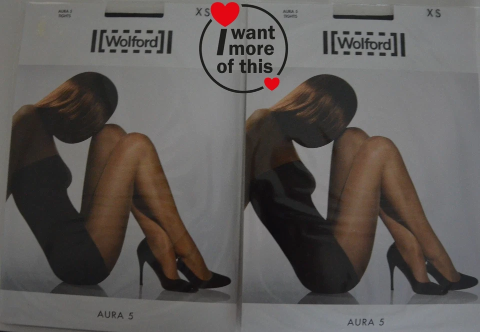 Wolford Aura 5 · Strumpfhose Tights · Black · Tragekomfort · XS Extra Small - Bild 1 von 1