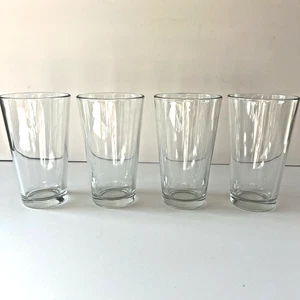 Juego de 4 vasos de vidrio transparente Libbey Classic utensilios de cocina - Imagen 1 de 8